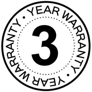 3 Year Warranty Badge
