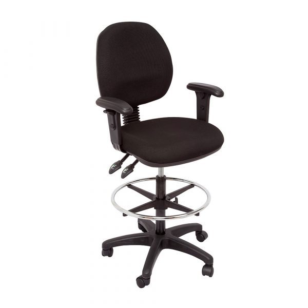 Commercial Grade Medium Back Drafting Chair
