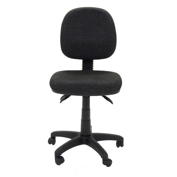 Commercial Grade Medium Back Ergonomic Operator Chair Charcoal