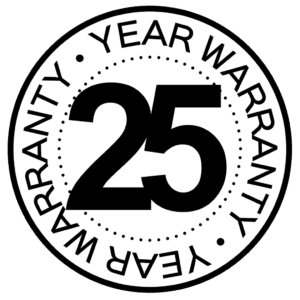 25 Year Warranty Badge