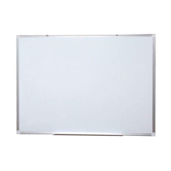 Heavy duty whiteboard with aluminium frame. Can be used with magnets and for commercial use and includes acrylic polyester resin.