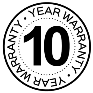 10 Year Warranty Badge