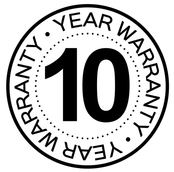 10 Year Warranty Badge