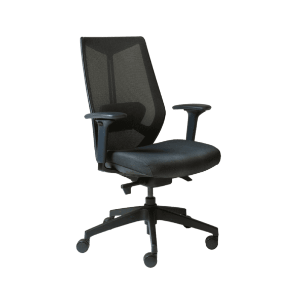Arco Mesh Ergonomic Office Chair Front Right Side View
