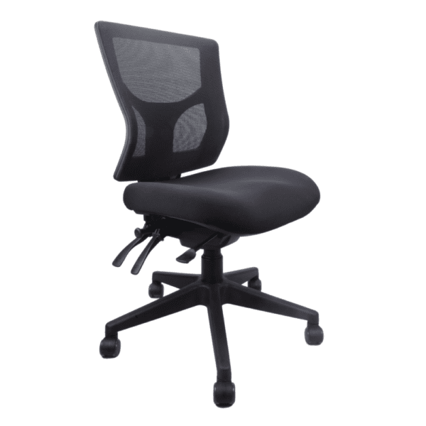Milan Mesh Ergonomic Office Chair Front Right Side View