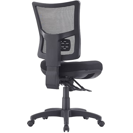 Brent Black Office Chair Right Back Side View