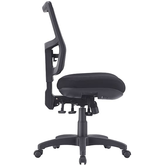 Brent Black Office Chair Right Side View