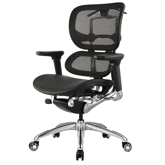 Ergo Mesh Office Chair Front Left Side View