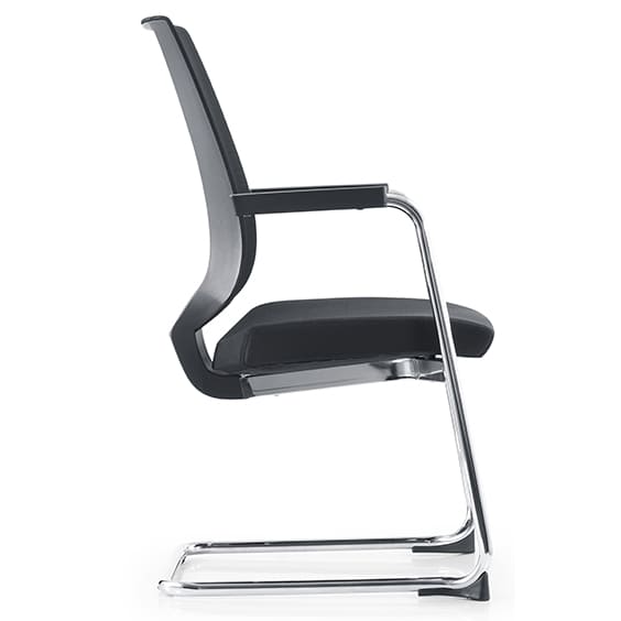 Evita Visitor Chair Mesh Office Chair Right Side View