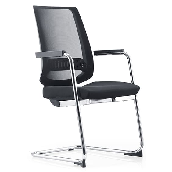 Evita Visitor Chair Mesh Office Chair Front Right View