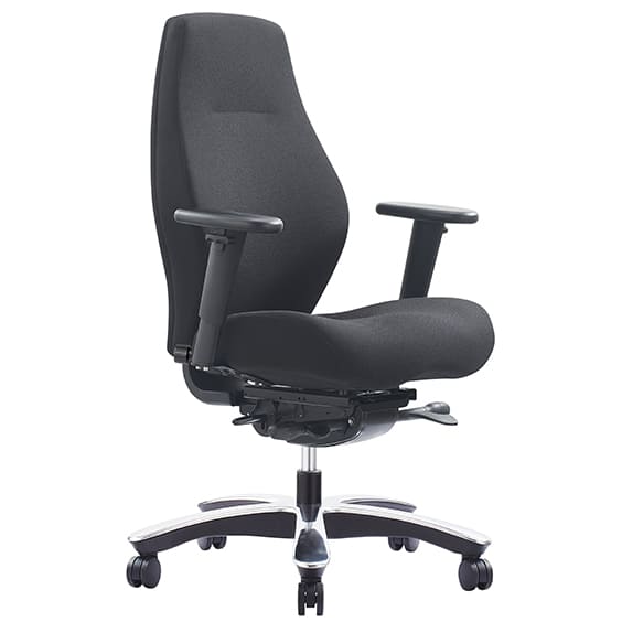 Impact Black Office Chair Without Headrest