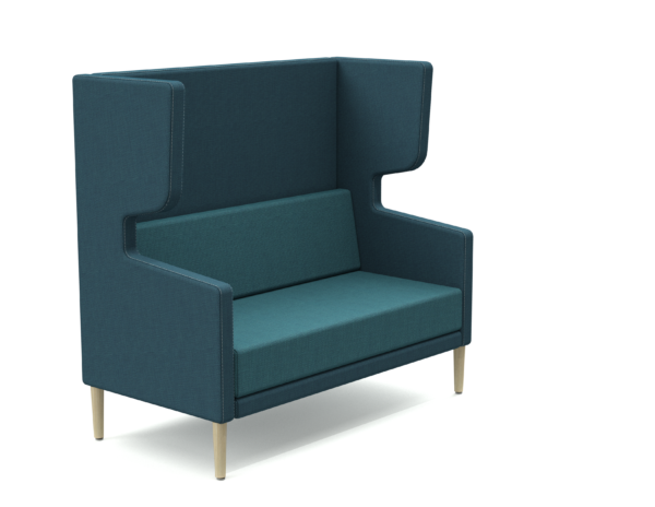 Quiet Lounge Wing 2 Seater Chair